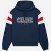 Loose Celine Blue Hoodie Front Image