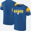 Los Angeles Rams T-Shirt Style 01 Front & Back Image