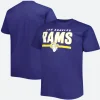 Los Angeles Rams T-Shirt Style 02 Front & BAck Image