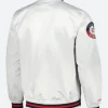 MLS Charlotte FC White Varsity Jacket Front Image