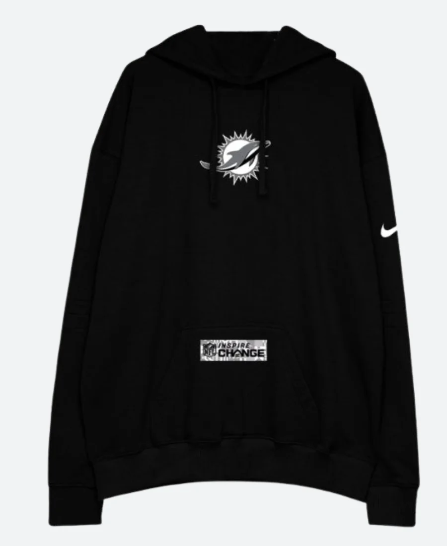 Miami Dolphins Mike McDaniel Training Camp Hoodie Front Image