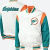 Miami Dolphins Satin Varsity Jacket