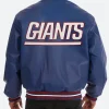 NY Giants Leather Jacket back image