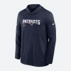 New England Patriots Sideline Black Pullover Hoodie