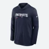 New England Patriots Sideline Black Pullover Hoodie