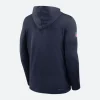 New England Patriots Sideline Black Pullover Sweatshirt