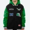 New Era X Philadelphia Eagles Varsity Jacket Front Image
