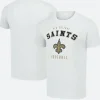 New Orleans Saints T-Shirt Style 01 Front & BAck Image