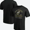 New Orleans Saints T-Shirt Style 03 Front & Back Image