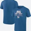 New York Giants T-Shirt Style 02 Front & Back Image