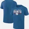 New York Giants T-Shirt Style 03 Front & BAck Image