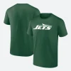 New York Jets T-Shirt Style 01 Front & Back Image
