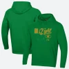 Notre Dame Fighting Irish All Fight Hoodie Greeen Front & BAck Image