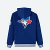 OVO New Era Blue Jays Hoodie Back Image