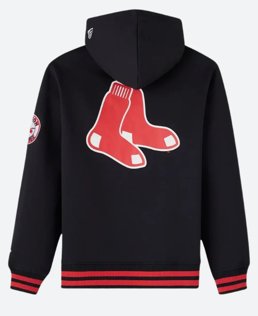 OVO X New Era Boston Red Sox Hoodie Back Image