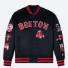 OVO X New Era Boston Red Sox Varsity Jacket Back Image