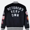 OVO X New Era NY Yankees Varsity Jacket Back Image