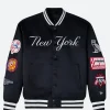 OVO X New Era NY Yankees Varsity Jacket Front Image