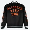 OVO X New Era San Francisco Varsity Jacket Back Image