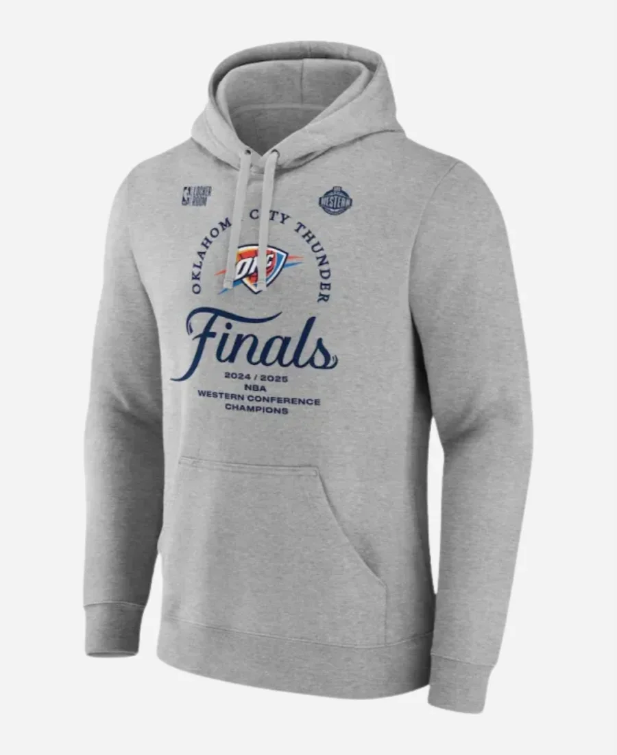 Oklahoma City Thunder Locker Room Hoodie Back Image