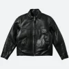 Palace Safe Hands Leather Jacket Front Image