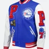 Norfolk State University Varsity Jacket Back Image