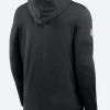 Philadelphia Eagles Sideline Pure Fury Hoodie Back Image
