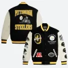Pittsburgh Steelers Varsity Jacket Front & BAck Im age