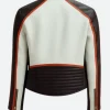Reiss McLaren F1 Leather Biker Jacket Back Image