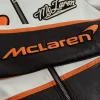 Reiss McLaren F1 Leather Biker Jacket Zoom Image