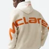 Reiss Mclaren Snoop Logo Embroidered Jacket Black Front Image