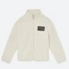 Reiss Mclaren Snoop Logo Embroidered Jacket Black Front Image