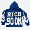 Rich Soon Hoodie Blue Front Image