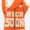 Rich Soon Hoodie Orange Front Image