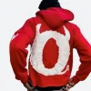 Rich Soon Hoodie Red Back Image