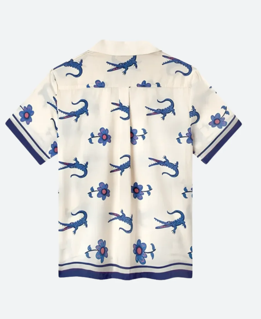 SNL 2025 Crocodile & Floral Shirt Back Image