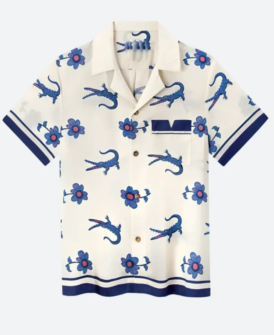 SNL 2025 Crocodile & Floral Shirt Front Image