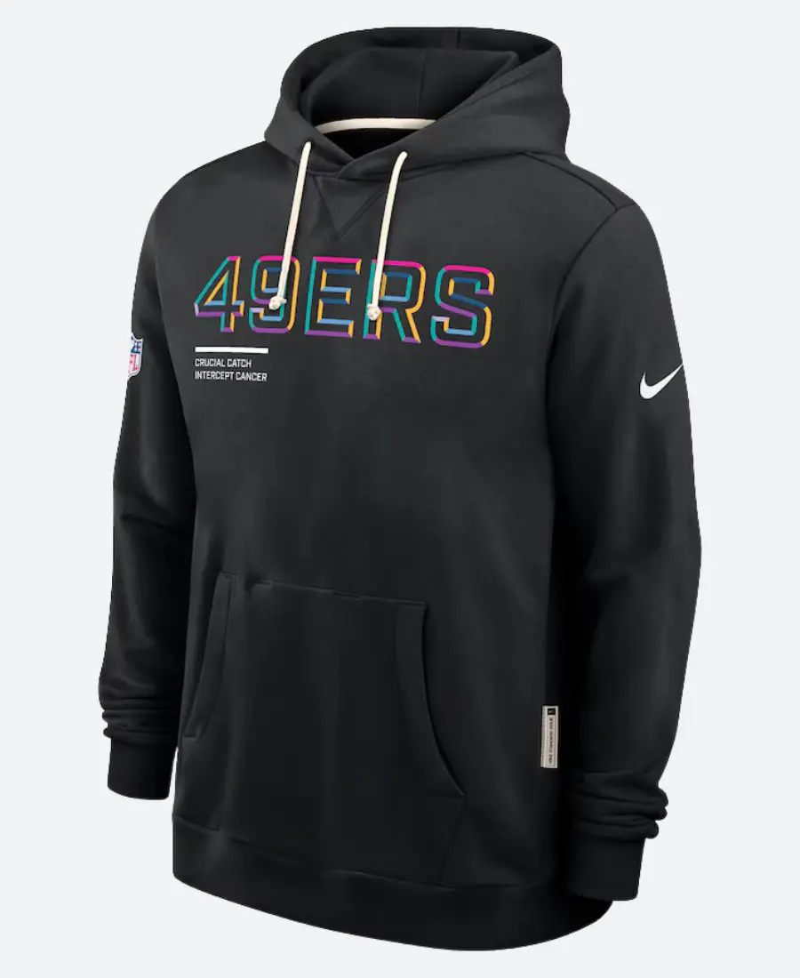 San Francisco 49ers 2025 Black Crucial Catch Hoodie