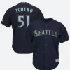 Seattle Mariners Ichiro Suzuki Jersey Front & BAck Image