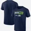 Seattle Seahawks T-Shirt Style 02 Front & BAck image