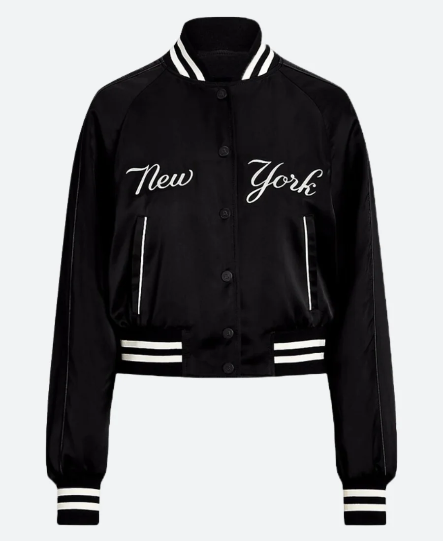 Shoshana Bean New York Varsity Jacket Front Image