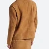 SiriusXM Studios 2025 Pamela Adlon Suede Leather Jacket Back Imae