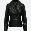 Smoke 2025 Michelle Calderone Leather Jacket Front Image