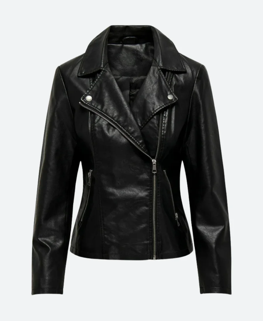 Smoke 2025 Michelle Calderone Leather Jacket Front Image