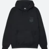 Stussy 8 Ball Pullover Hoodie Black Front Image