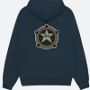 Stussy Ranger Hoodie Blue Back Image