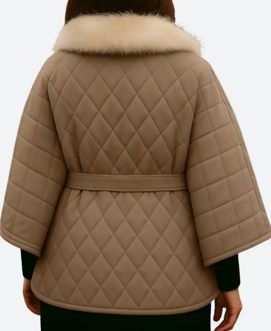 Such Brave Girls Deb Quilted Puffer Jacket Back Image