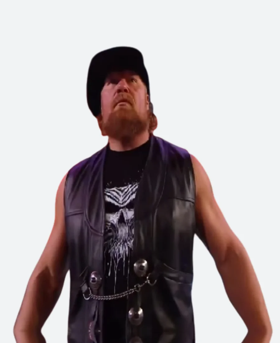 SummerSlam 2025 Brock Lesnar Leather Vest Front Image