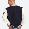 Superman X Lucky Brand Varsity Jacket BAck Image
