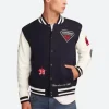 Superman X Lucky Brand Varsity Jacket Full Image